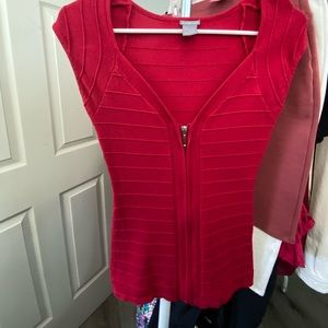 Red blouse